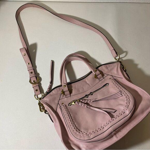 orYANY Sarah bag Blush pink Leather Satchel w/ Braiding Detail - Picture 13 of 13